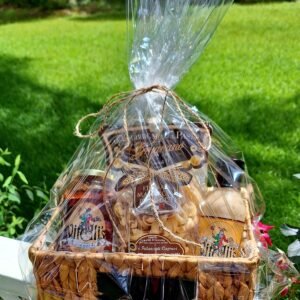 Every Occasion Gift Basket Includes One 24oz Vitolli's House Marinara, one 12oz Creamy Italian Dressing, and one 17.6 bag of Italian-made pasta.